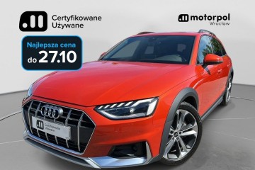 Allroad B9 45 TFSI 265KM, ACC, Kamera, Hak, Wentylowane fotele, GPS